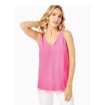 Lilly Pulitzer Lilly‎ Pulitzer Florin Sleeveless V-Neck Tops Set of 2 Size XXS Reversible Flowy Photo 1