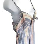 Trixxi  Clothing Company Womens Jumpsuit Size Medium Striped Knotted Top Coastal Photo 4
