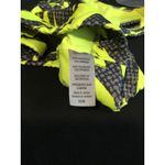 Champion ‎ Sports Bra Neon Yellow Gray Zebra Print Racerback Athletic Top size M Photo 4