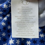 Boden Jersey Midi Dress Size 4L Blue White Stars Novelty Stretch Modest Church Photo 8