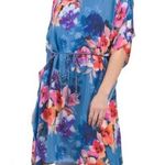 Johnny Was Summer Days Coverup Dress With Braided Tie Summer Blue Photo 0