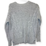 Aeropostale Gray Cable Knit Sweater | Chunky Oversized Cozy Preppy Pullover XS Photo 0