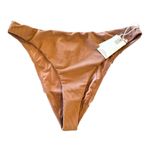Good American  Bikini Bottom Women 2X Desert Rose Rib Better Cheeky NWT Swimwear‎ Photo 1