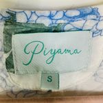 Piyama Hydrangea Blue Bridesmaid Harper Pajama Romper Size Small Photo 2