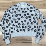 Abercrombie & Fitch  Grey Pattern Crewneck Sweatshirt Women’s Small Photo 2