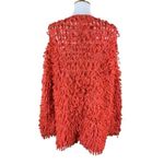 For Love & Lemons Knitz  Loopy Knit Open Front‎ Cardigan Sweater Boho Chunky Photo 2