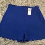 Double Zero blue scallop shorts Photo 0