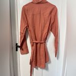 ANDIE NWT  The Button Up Linen Blend Shirt swimwear  belted Cover up size large Photo 1