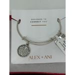 ALEX AND ANI  Path of Life Charm Bangle Bracelet Silver Tone Positive Energy READ Photo 4