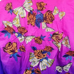 Silence + Noise UO Late to the Party Windbreaker Jacket Coat Floral Pink Photo 5