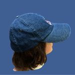 Disney Winnie The Pooh Blue Denim Varsity Cap Photo 2