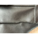 Coach  Charlie Tote Bag Large Black Leather Shoulder Handbag Purse Photo 9