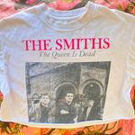 the smiths band tee crop top tshirt White Size L Photo 2