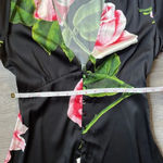 LPA   189 silk Dress in Black Rose Photo 12