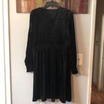 Briggs New York Briggs NWT Long Sleeve Black Velvet Dress Photo 4