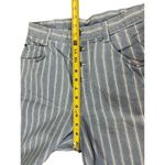 VTG Stuffed Shirt 90s Mom High Waist Striped 4 Button Denim Shorts 13/14 Photo 6