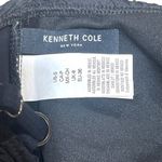 Kenneth Cole  New York Perforated Bandeau One Piece Swimsuit Black Small Photo 6