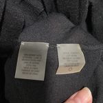 Elie Tahari  Black 100% Extra-fine Merino Wool Wrap Cardigan Size Small Photo 2