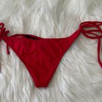 Yandy Sexy Red Thong String Bikini Bottom New W/o Tags Photo 0