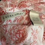 Laura Ashley  Vintage Red and White Floral Chemise with Lace Trim XL Photo 2