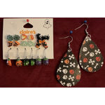 Halloween Earring Bundle. You get all 10 pair. New Black Photo 4