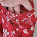 BeachLunchLounge  Red Floral Shirt Dress Photo 5