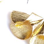 ZARA New!  Fan Earrings Photo 3