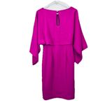 Trina Turk NWT Pink Shalee Boatneck Overlay Sheath Dress Size 2 Flowy Photo 3