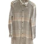 Roxy Long Sleeve Button Down Dress Photo 0