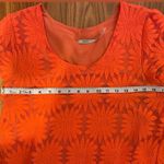 Kimchi Blue  Neon Orange Floral Lace Dress Photo 5