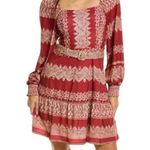 Hale Bob  Los Angeles GRAZIA mini off shoulder belted dress fall boho Photo 0