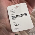 Do Everything In Love NWT Free People x  Black Lace Fringe Kimono Shawl Cardigan Photo 6