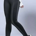 Athleta Metro Velvet Tux Tight in black Photo 0