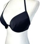 Victoria's Secret Black Swimsuit Bra Bikini Top Halter Underwire Padded 34D Photo 2