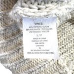 Vince Raglan Crewneck Knit Sweater Ivory Cream Size Small Photo 11