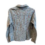 Delia's Delia’s Floral Button Down Shirt Denim Blue Size Large Photo 1