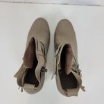 Inca Women Boots Size 7.5 Taupe Leather Round Toe Strappy Buckle Western Boho Gray Photo 5