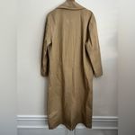ZARA  LONG BUTTONED TRENCH LIGHT TAN Size M Photo 2