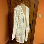 Nicole Miller Artelier Cozy Cream Hooded Women's Sweater Photo 8