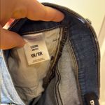 EXPRESS  Blue Floral Embroidered Women's Jeans Photo 9