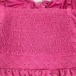 Torrid  Pink Eyelet Spaghetti Strap Mini Skater Dress Tie Front Size 1X 14 16 New Photo 12