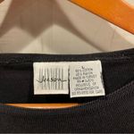 Jason Maxwell Vintage 90’s-Y2K black micro ribbed long sleeve top cotton blend Photo 3