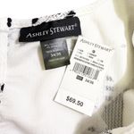 Ashley Stewart  Black & White Gingham Ruffle Hem Midi Dress NWT Size 34/36 Photo 2