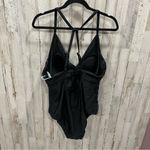 Kona Sol NWT Black Floral Medium Coverage One Piece Swimsuit Bathing Suit Photo 5