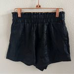 A New Day Shimmer Black Paperbag Pull On Shorts XS Photo 0