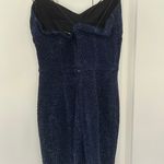 Tight Navy Sparkly Dress Blue Size 2 Photo 2