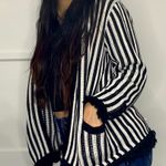 Ralph Lauren striped fringe knit cardigan Photo 4