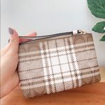 Coach Corner Zip Wristlet In Signature Canvas With Hunting Fishing Plaid… Photo 2