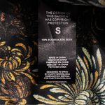 Custo Barcelona  Tiger and floral print 100%Silk tunic dress, long sleeve, size S Photo 3