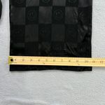 Urban Revivo Checkerboard Pants Women Size 4 Black Satin Wide Photo 10